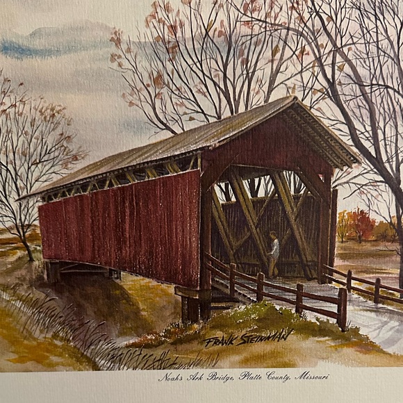 Noah’s Ark Bridge, Platte County, Missouri 9”x 12” Print - Picture 4 of 4